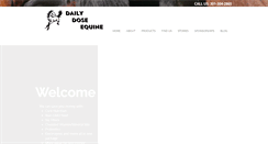 Desktop Screenshot of dailydoseequine.com